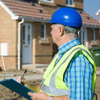 What is the minimum distance between 2 houses? 3 image of surveyor at Faulkner Party wall surveyors Milton-Keynes : Minimum Distance between two houses Milton-Keynes