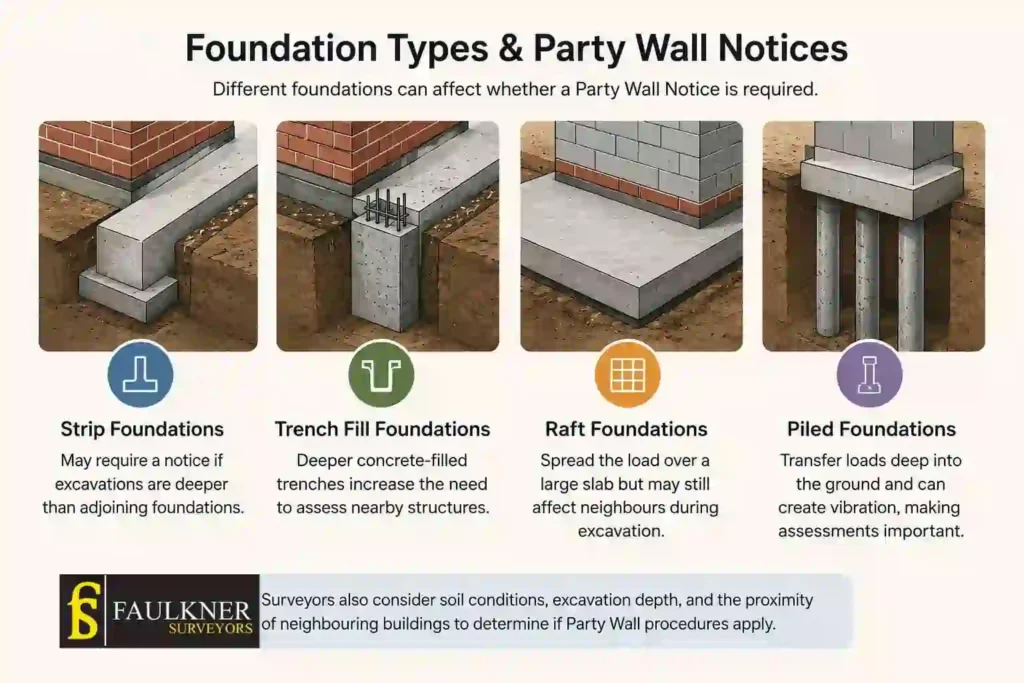 How Do Construction Methods Affect Party Wall Requirements? A Homeowner’s Guide 1 How Do Different Foundation Types Influence Party Wall Notices Milton-Keynes?