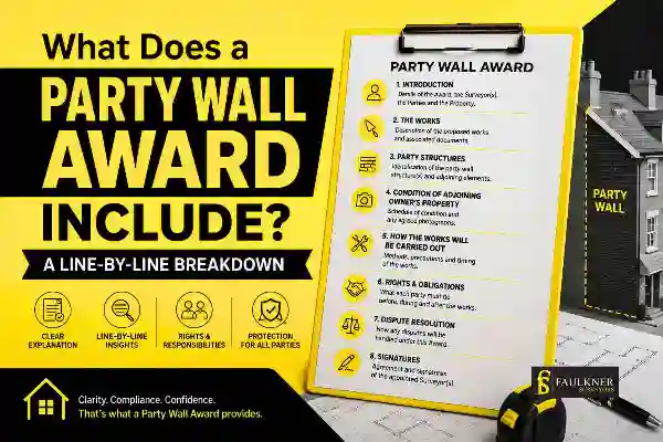 Party Wall Awards Explained Line-by-Line: What Property Owners and Neighbours Need to Know 1 What Does a Party Wall Award Include? A Line-by-Line Breakdown Milton-Keynes